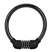 GUIGUI Bike Locks Heavy Duty Anti Theft, Combo Bike U Lock, 4-Digit Resettable Combination E-Bike Large U Shaped Lock for Electric Bike, Bicycle, Escooter, Motorcycle,Door