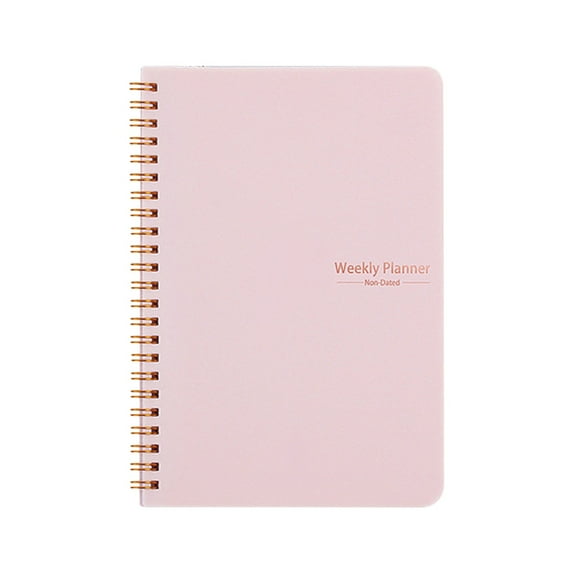 GUIGUI Weekly and Monthly Planner for January to December 5.7" x 8" Daily Agenda Academic Calendar Planner Perfect for Office Home 1 Pack (Pink)