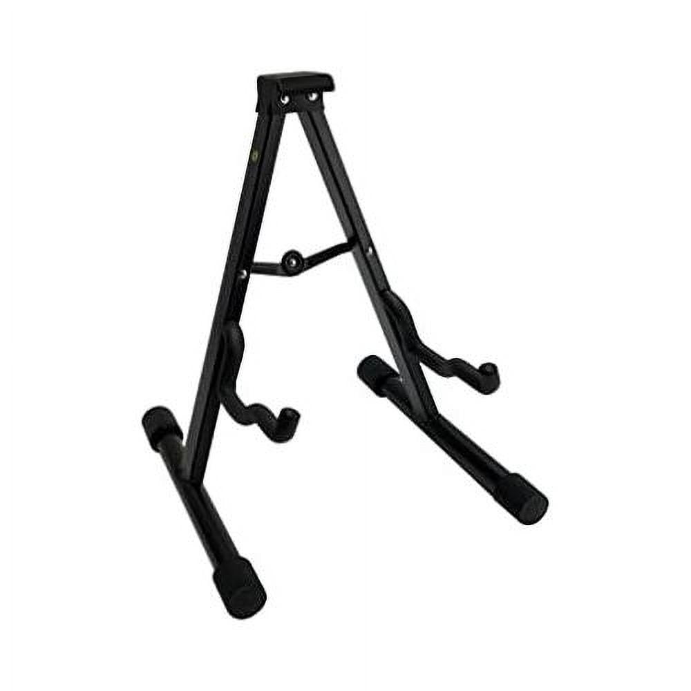 GUITAR STAND AFrame Design Black Heavy Duty Padded Folding MODERN