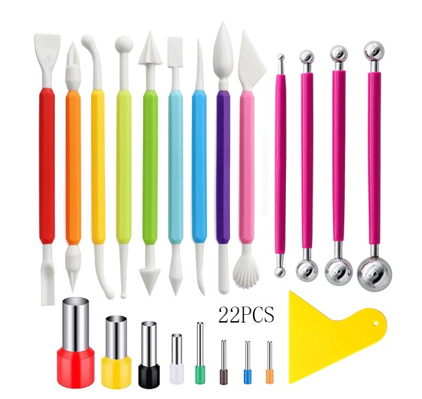 GUIYONG 1 Set Clay Sculpting Kit with Dotting Tools for Painting