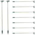 thumbnail image 1 of GUIYONG 12pcs Garden Plant Support Stakes Flower Plant Stakes Single Stem Support Ring Stakes For Potted Plants Plastic Flower Support Holders (Long), 1 of 6
