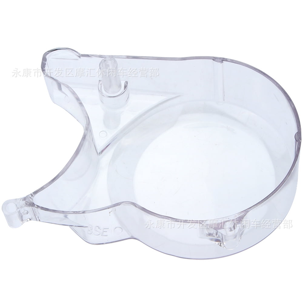 GUIYONG Motorcycle Side Cover Motor Engine Cover Transparent Engine Cover Left Engine Cover Motorcycle Engine Case Cover Motor Side Cover Clear Engine Cover