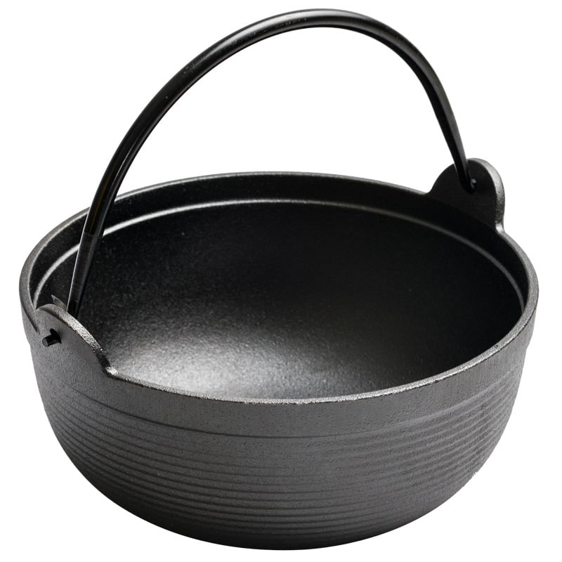 GUIYONG Outdoor Cast Iron Cauldron Pot For Camping And Picnics Non-Sticky Cooking Pot For Outdoor Use Versatile Cooking Iron Pot For Stews And Soups