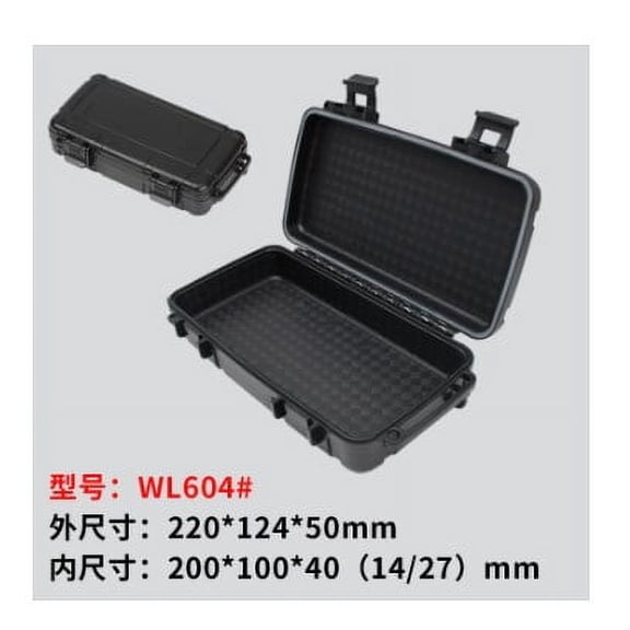 SOPOTUTU Portable Tool Box Waterproof Rigid Organizer for Tools and Equipment Outdoor Use