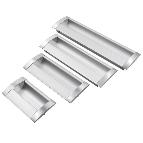 SOPOTUTU Flush Mount Recessed Pull Handle Aluminum Alloy Concealed Design for Sliding Barn Doors