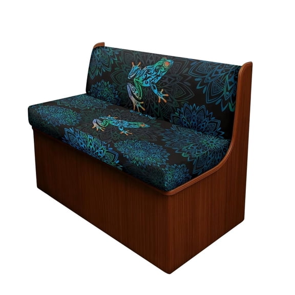 chaqlin Mandala Frog Theme RV Sofa Slipcovers Stretchable Camper Dinette Cushion Covers Set of 2 Comfortable Bench Covers & Backrest Covers RV Essentials Decor
