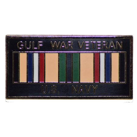 GULF WAR VET USN HAT PIN