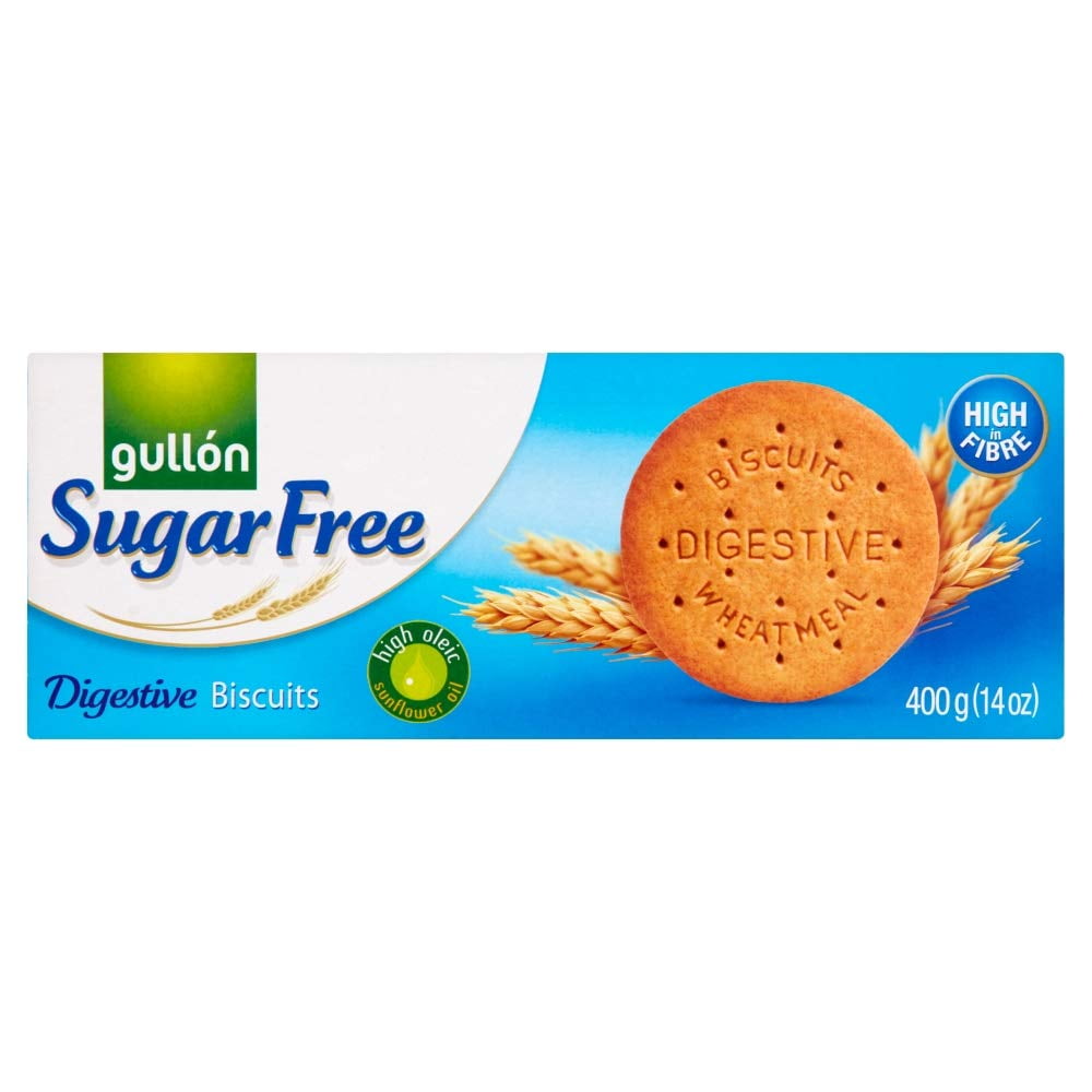 GULLON Sugar Free Digestive Cookie 400g (Pack of 4)