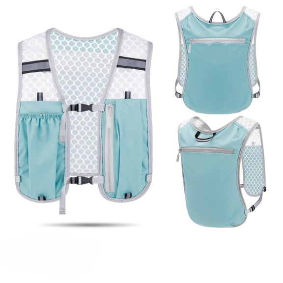 GULUCK Running Hydration Vest Backpack,Lightweight Insulated Pack with 1.5L Water Bladder Bag Daypack for Hiking Trail Running Cycling Race Marathon for Women Men