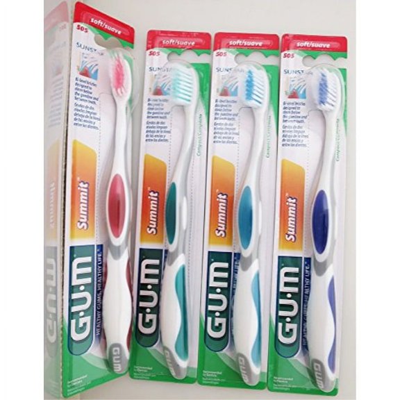 gum 505 summit+toothbrush - soft (12 pack) by sunstar