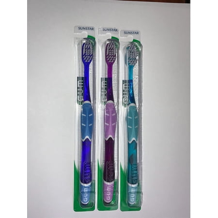 GUM 527 Technique Deep Clean Toothbrush -Ultra Soft Compact by GUM 3 pack