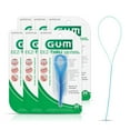 thumbnail image 1 of GUM Eez-Thru Floss Threaders, Dental Flossers for Braces, Bridges, & Implants, 25 Count (6pk), 1 of 4