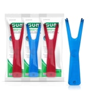 GUM Flossmate Reusable Floss Handle, 1 Count Pack of 3