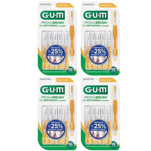 GUM Proxabrush Go-Betweens Cleaners Interdental Brushes, Ultra Tight 40 count