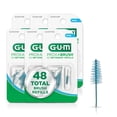 thumbnail image 1 of GUM Proxabrush Go-Betweens Refills - Wide - Compatible with GUM Permanent Handle, 8 Count (Pack of 6) 48 Total, 1 of 10