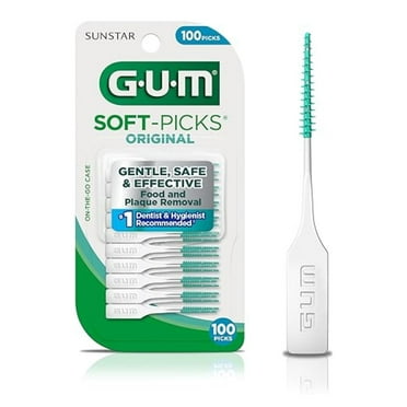 GUM Soft-Picks Original Dental Picks 100 Count, BPA-Free Phthalate-Free