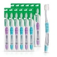 thumbnail image 1 of GUM Technique Deep Sensitive Clean Toothbrush, Compact Head, Ultra Soft Tapered Bristles, 1 Count (Pack of 12), 1 of 9