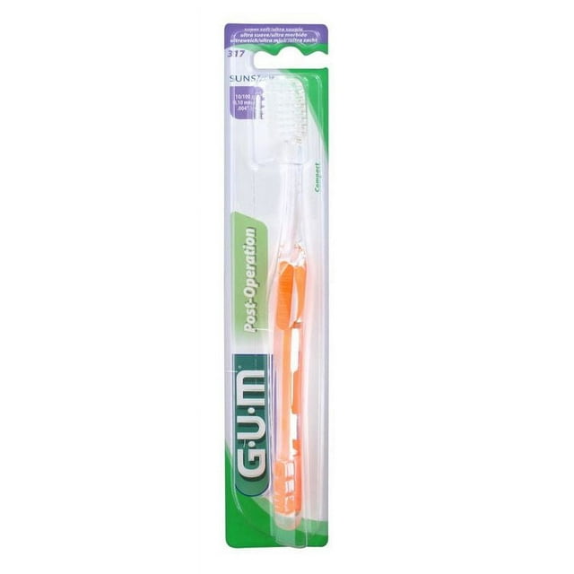 GUM PostSurgery Soft Toothbrush 317 Ideal for Dental Work Hygiene