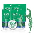 thumbnail image 1 of GUM Twisted Mint Floss Picks - Twisted Threads, Shred-Resistant Floss, Easy Grip Handle, 150 Count. (Pack of 4) 600 Total, 1 of 11