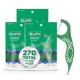 thumbnail image 1 of GUM Twisted Mint Floss Picks - Twisted Threads, Shred-Resistant Floss, Easy Grip Handle, 90 Count (Pack of 3) 270 Total, 1 of 9