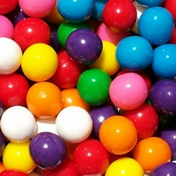 GUMBALLS ASSORTED 25mm or 1 inch (114 count), 2LBS