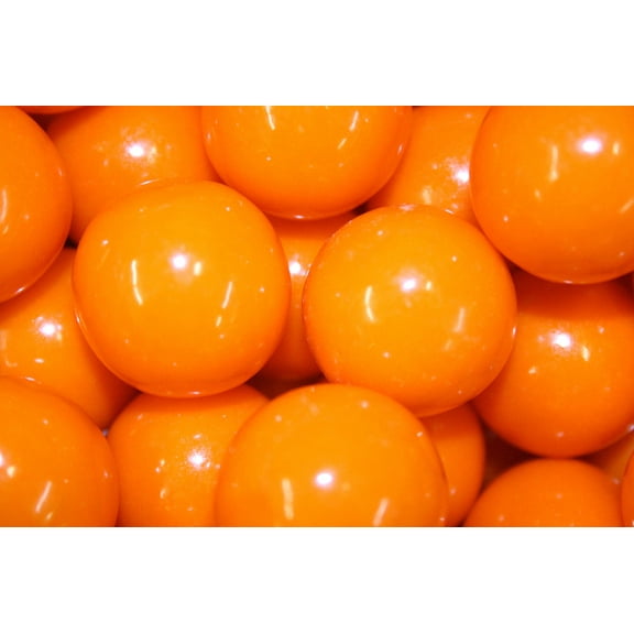GUMBALLS ORANGE 25mm or 1 inch (285 count), 5LBS