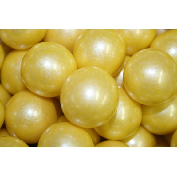 GUMBALLS SHIMMER GOLD 25mm or 1 inch (285 count), 5LBS