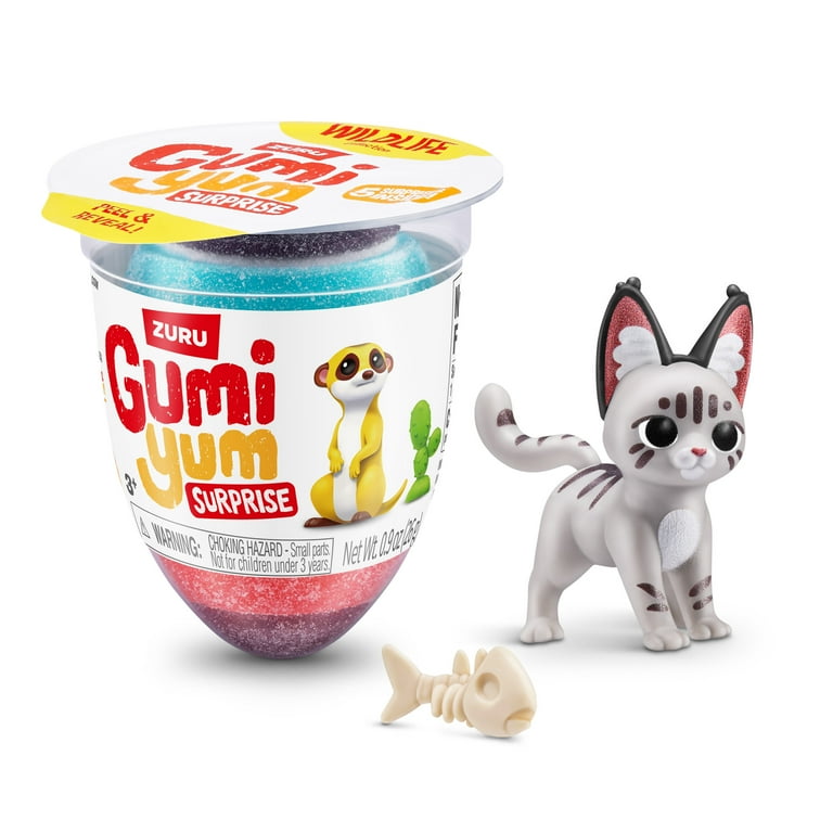 GUMI YUM Wildlife Gumi Yum Surprise Fruit Flavor Candy Egg with
