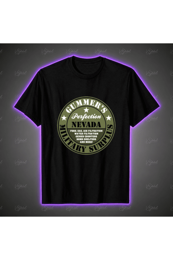 GUMMER'S Perfection Nevada Military Surplus T-Shirt, for men & women, S-5XL