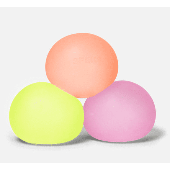 GUMP MEMORY GEL STRESS BALL Original 3-Pack Corporate Wellness Tool with Premium Gel Filling Ultra-Soft Squeeze Ball for Adult Concentration and Tension Relief at Work