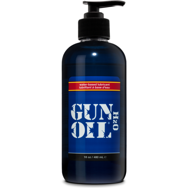 GUN OIL H2O Lube Water Based Liquid Personal Lubricant 16oz Bottle