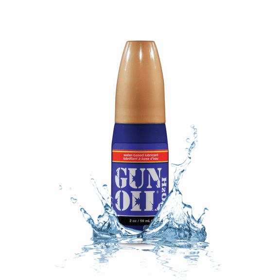 GUN OIL H2O - Premium Water Based Sexual Lubricant - Long Lasting Water Based Personal Lubricant - 2oz Bottle - DISCREET SHIPPING!