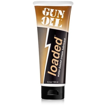 GUN OIL Loaded Lube - Long Lasting Water Based Cream Personal Lubricant - 3.3 fl.oz Tube - DISCREET SHIPPING!