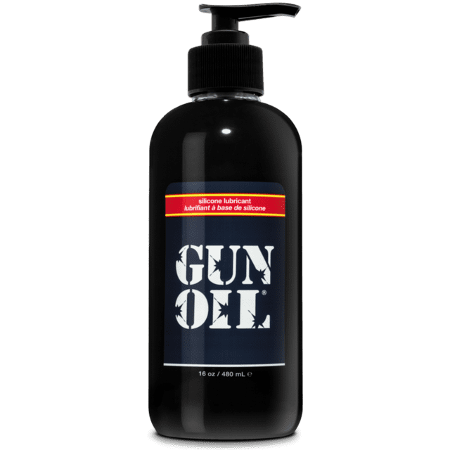 Gun Oil Silicone Lube Silicone Based Liquid Personal Lubricant 16oz / 480 ml Bottle