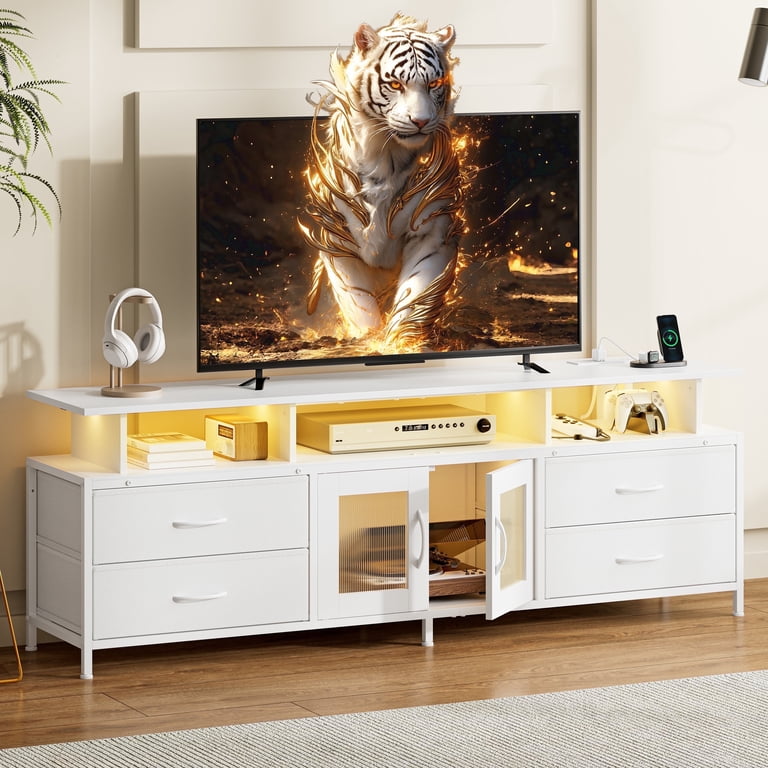 GUNAITO TV Stand for TV up to 70