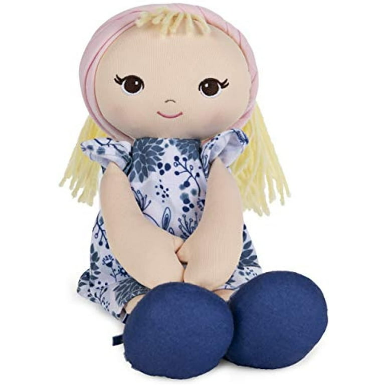 Blue Floral Dress, Toddler Doll 8in Blue Floral Dress, Toddler Doll 8in