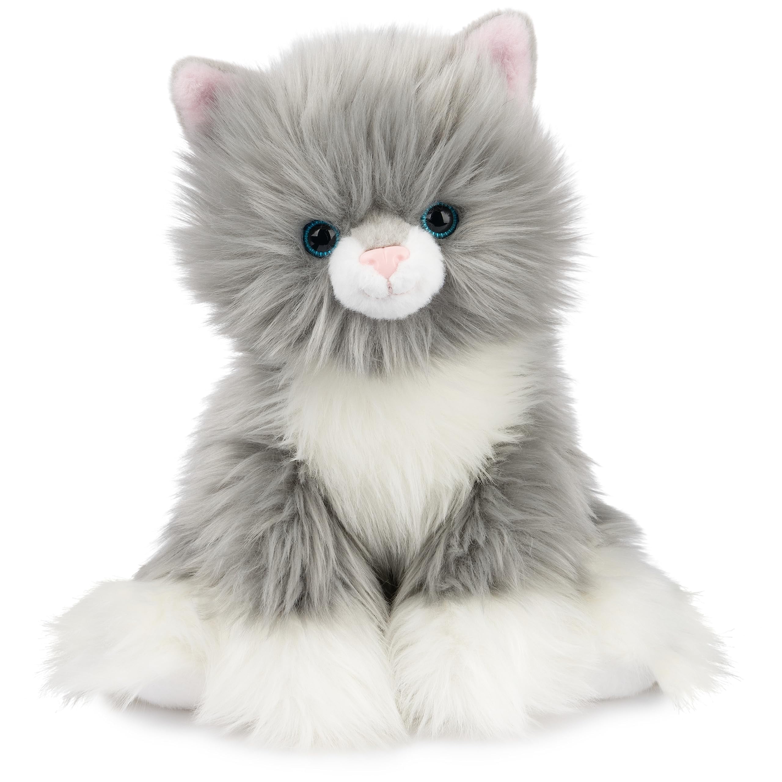 GUND Camilla Kitten Plush, Premium Cat Stuffed Animal for Ages 1 and Up, Gray/White, 9