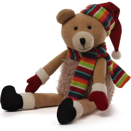 GUND Christmas Knit Bear Plush, 7.5"