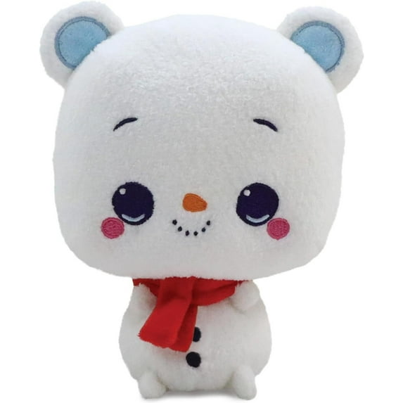 GUND Drops, Benny Burr, Expressive Holiday Stuffed Animal Soft Plush Pet, Snowman Teddy Bear, 6