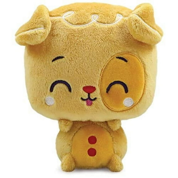 GUND Drops, Ginny Ginger, Expressive Holiday Stuffed Animal Soft Plush Pet, Winter Gingerbread Puppy, 6