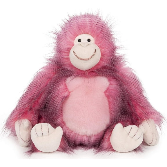 GUND Fab Pals Collection, Ramona Gorilla, Plush Monkey Stuffed Animal for Ages 1 and Up, Pink, 11.5
