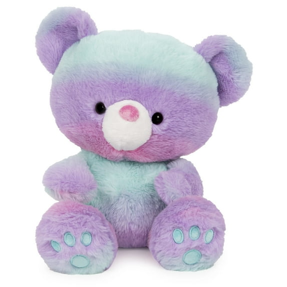 GUND Kai Tie Dye Pink and Blue Plush Stuffed Animal Teddy Bear, 12", Multicolor