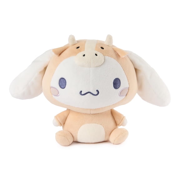 GUND Official Hello Kitty & Friends Western Cinnamoroll Rodeo Bull Plush Toy, 6"