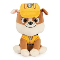 GUND Official PAW Patrol Rubble in Signature Construction Uniform Plush Toy, Stuffed Animal for Ages 1 and Up, 6" (Styles May Vary)