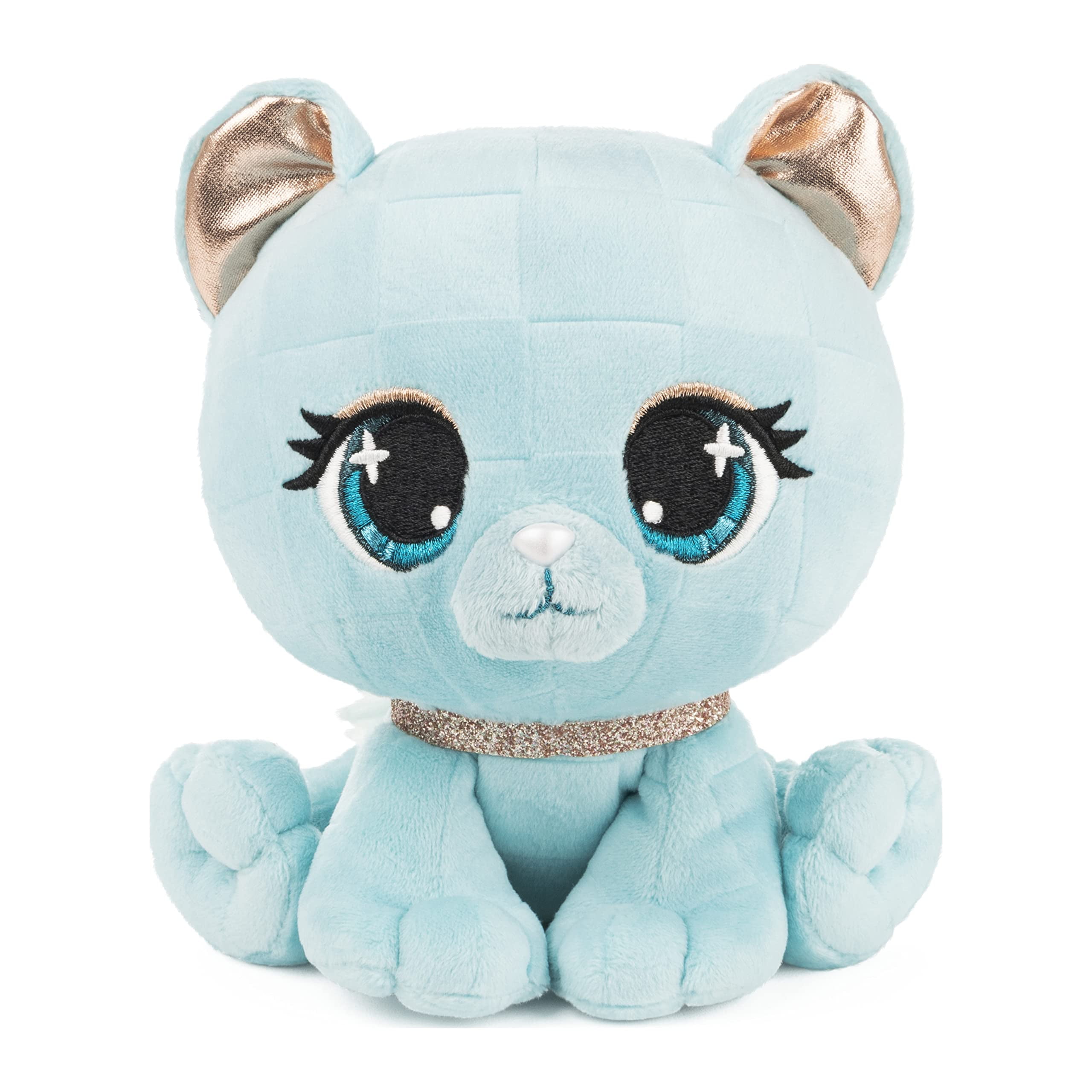 GUND P.Lushes Designer Fashion Pets Audrey Park Panther Premium Cat Stuffed Animal Soft Plush with Glitter Sparkle, Blue, 6