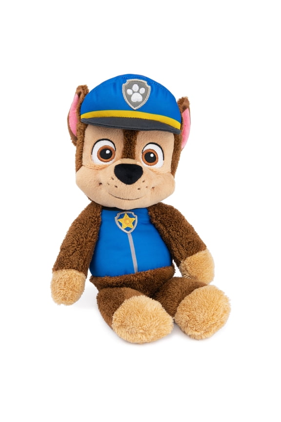 GUND PAW Patrol Official Chase Take Along Buddy Plush Toy, Premium Stuffed Animal for Ages 1 & Up, Blue/Brown, 13