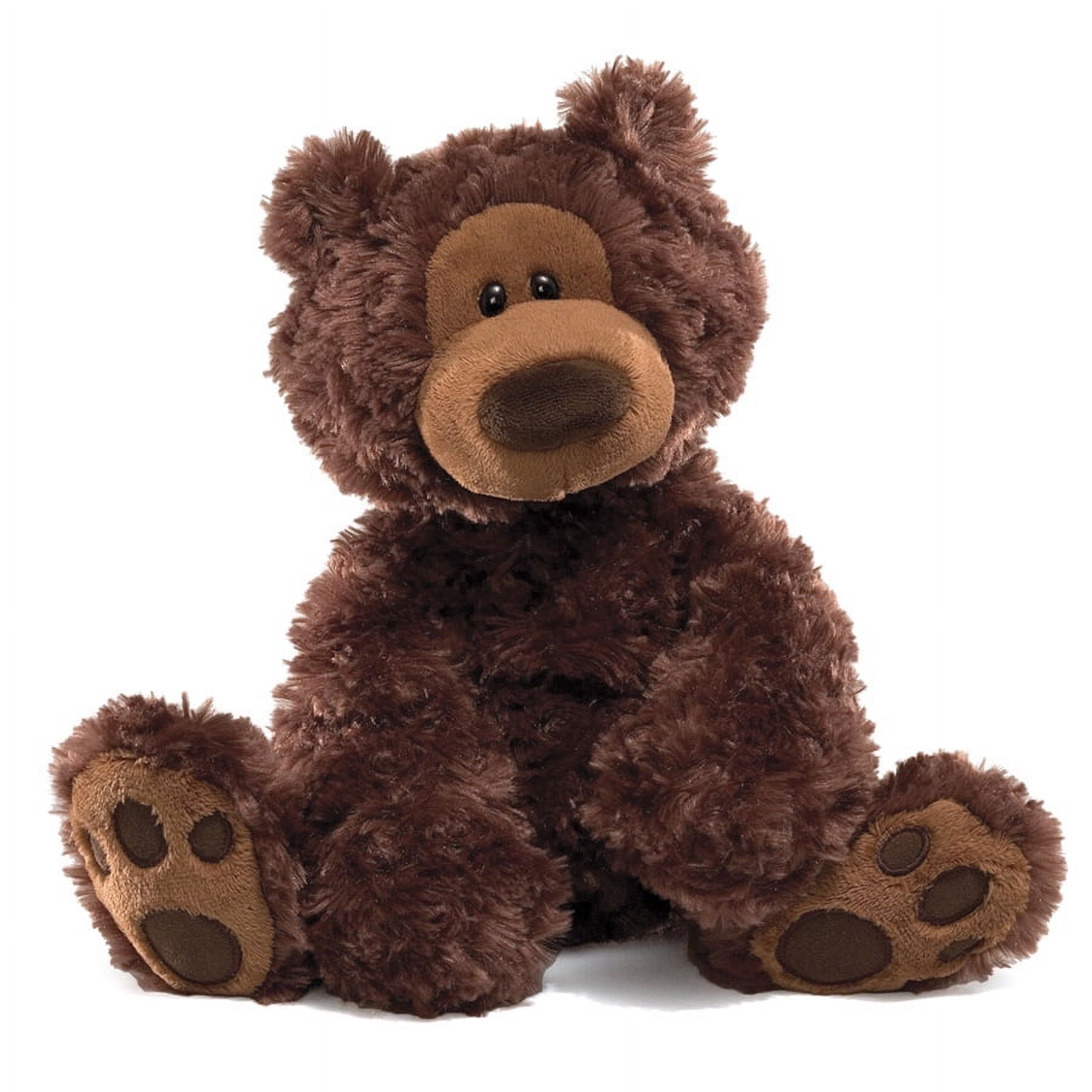 GUND Philbin Teddy Bear Stuffed Animal Plush, Chocolate Brown, 12" - image 1 of 2