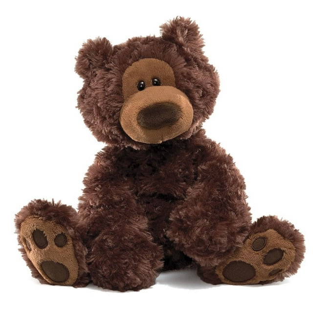 GUND Philbin Teddy Bear Stuffed Animal Plush, Chocolate Brown, 12"