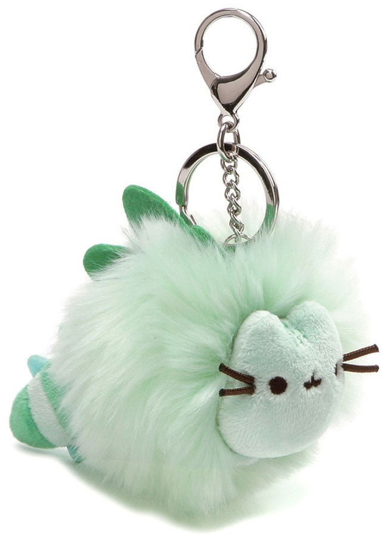GUND Pusheen Deluxe Pusheenosaurus Dinosaur Plush Poof Keychain 4
