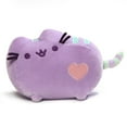 thumbnail image 1 of GUND Pusheen Heart Pastel Cat Plush Stuffed Animal, Purple, 12", 1 of 2